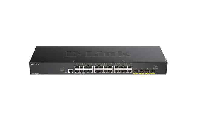 D-Link Dgs 1250 28x 28 Port Smart Managed Switch with 10 Gigabit Uplinks with network switch