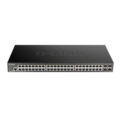 D-Link DGS-1250-52XMP 48 Ports 10/100/1000Mbps PoE+4 Ports 10G SFP+ Smart Managed Switch