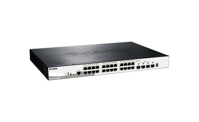 D-Link Dgs 1510 28xmp Gigabit Stackable Smart Managed Switch with 10g Uplinks with network switch
