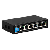 D-Link DGS-F1006P-E 6-Port 10/100/1000 Switch with 4 PoE Ports and 2 Uplink Ports