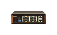 D-Link Dgs F1008P 2s 8 Port Unmanaged Industrial Gigabit PoE Switch with network switch
