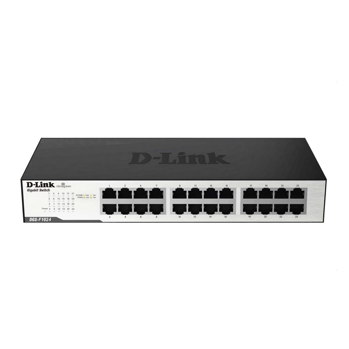 D-Link DGS-F1024/B 24 Port 10/100/1000 Mbps Unmanaged Switch
