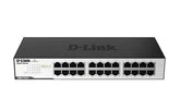 D Link Dgs F1024/b 24 Port 10/100/1000 Mbps Unmanaged Switch