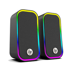 HP DHE-6004C Multimedia Wired RGB Speakers 3.5mm+USB