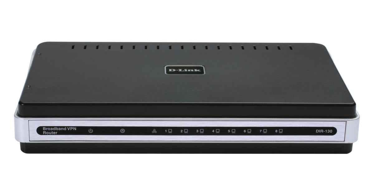 D-Link DIR-130 Ethernet VPN Router with 8-Port Switch