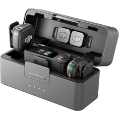 DJI Mic 3 (2 TX + 1 RX + Charging Case), Wireless Microphone for iPhone/Camera/Android, Ultralight, Adaptive Gain Control for Balanced Volume, Dual Band Anti-Interference, 28hrs Use, Vlog