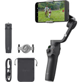Dji Osmo Mobile 6 Gimbal Stabilizer For Smartphones, 3 Axis Phone Gimbal, Built In Extension Rod, Obje Tracking, Portable And Foldable, Vlogging Stabilizer, Youtube Tiktok, Slate Gray - CompuMe