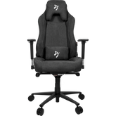 Arozzi Vernazza Soft Fabric Gaming Chair Multi-Dimensional Armrests Rocking & Lock-Tilt Function Adjustable Height & Backrest 3D Armrests - Dark Grey