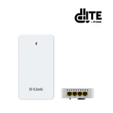 Dlite by D-Link DLA-X182 Cloud-Managed AX3000 Faceplate Access Point (with PoE out)