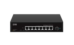 D Link Dms F109tp 8 Port 2.5g Poe With 1 Port Sfp+ Web Management Desktop Switch