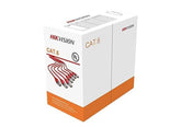 Hikvision 305 m CAT6 UTP Network Cable (Solid Copper, 0.565 mm, CM) - Orange