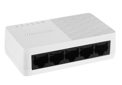 Hikvision DS-3E0505D-O 5-Port Gigabit Unmanaged Desktop Switch, 10/100/1000 Mbps, 10Gbps Switching Capacity, Plug & Play, ABS Plastic Shell