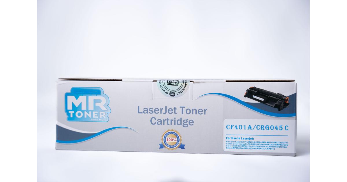 Toner Cartridge HP Color LaserJet Pro M252/M277-Canon Colori-SENSYS MF631/633 - Cyan Toner Cartridge HP Color LaserJet Pro M252/M277-Canon Colori-SENSYS MF631/633 - Cyan
