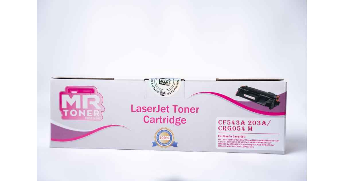 Toner Cartridge HP Color LaserJet Pro M254 MFP M280 -Canon i-SENSYS LBP621/MF641- Magenta