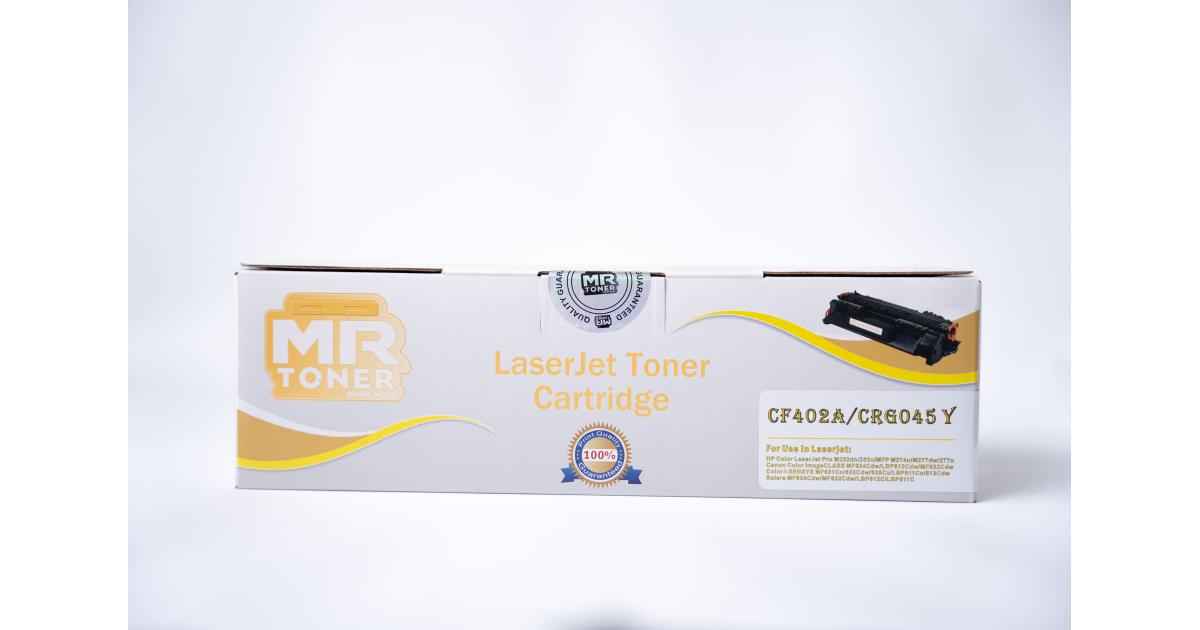 Toner Cartridge HP Color LaserJet Pro M252/M277-Canon Colori-SENSYS MF631/633 - Yellow