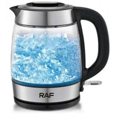 Raf Glass Kettle, 2Lit, 2200Watts, Stainless Steel - R.7946