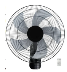 MEC Wall Fan, 18Inch, 3Speed, 5Blade's, Remote Control, White - WF45-B1R