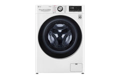 LG Front Load Washer & Dryer Machine A, 10.5KG Wash & 7KG Dryer, 1400RPM, White - F4V9RCP2W.SBWPEL