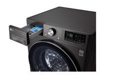 LG Front Load Washer & Dryer Machine A, 9KG Wash & 6KG Dryer, 1400RPM, Black Steel - F4V9VCP2E.SBLPEL