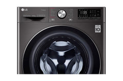 LG Front Load Washer & Dryer Machine A, 9KG Wash & 6KG Dryer, 1400RPM, Black Steel - F4V9VCP2E.SBLPEL