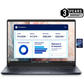 Dell Pro 14 Premium, Metallic Finish Laptop, Ultralight 14" FHD+ IPS 100% sRGB, Intel Core Ultra 7 processor 268V vPro, 32GB LPDDR5x Onboard, 1TB M.2 NVMEe SSD, Intel Arc Graphics - Magnetite Color (3 Years Warranty) | Dell Pro 14 Premium PA14250 | O
