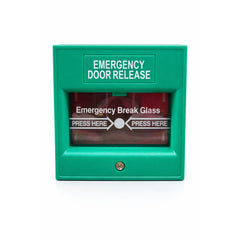 Emergency Break Glass Box -Green