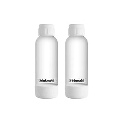 Drinkmate Bottle 1L White, Twin Pack