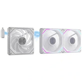 Darkflash G16 120mm Magnetic Argb Pc Case Fans 3 Pack White