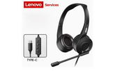 Lenovo E01 Binaural Voice In Line Headset Type C