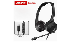 Lenovo E01 Binaural Voice In Line Headset Type C