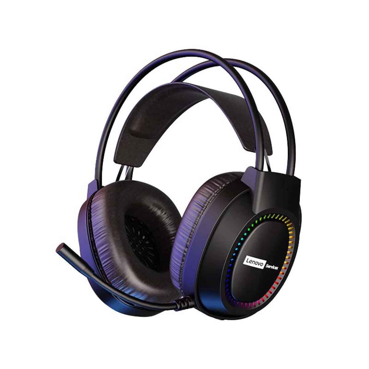 Lenovo E03 Over ear 360° Stereo Sound Gaming Headphone Headset USB