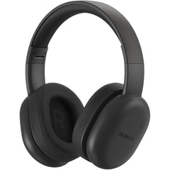Nokia E1300 Bluetooth Headphones Over Ear, Bluetooth Wireless Headphones, 40H Playtime, HiFi Stereo Headphones Wireless with Microphone, aptX Low Latency, Soft Earpad, Compa Headphones for Phone/PC(Black)
