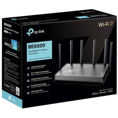 Tp Link Archer Be400 Wifi 7 Be6500 Dual Band Router Dual 2.5 Gbps Ports Usb 3.0 | Covers Up To 2,400 Sq. Ft And 90 Devices | Quad Core Cpu| Homeshield, Private Iot For Network Security
