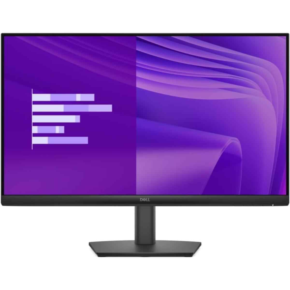 Dell E2425HM Essential Flat Monitor 24" FHD IPS @100HZ, Wide viewing angle Slim Bezel Display w/ DP, HDMI, VGA - Black | E2425HM |