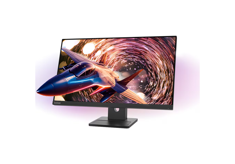 Lenovo ThinkVision E24Q - 30 24" IPS 2560 x 1440 QHD 100Hz Professional Monitor Built - in 2x2W Stereo Speakers with HDMI 2.1