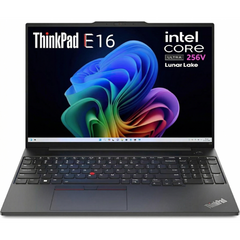 Lenovo NEW ThinkPad Edge E16 Gen 3 (2025) Intel® Ultra 7 Gen II 256V 8-Core Thin & Extreme Battery Life Busniess Class Laptop w/ DDR5X 8533Mhz Memory - Black