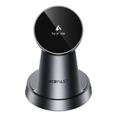 ACEFAST E48 3-in-1 15W Wireless Charging Desktop Stand – Metal Grey