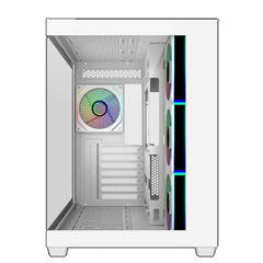 Cooler Master ARGB PC case for desktop computer builds and component installation