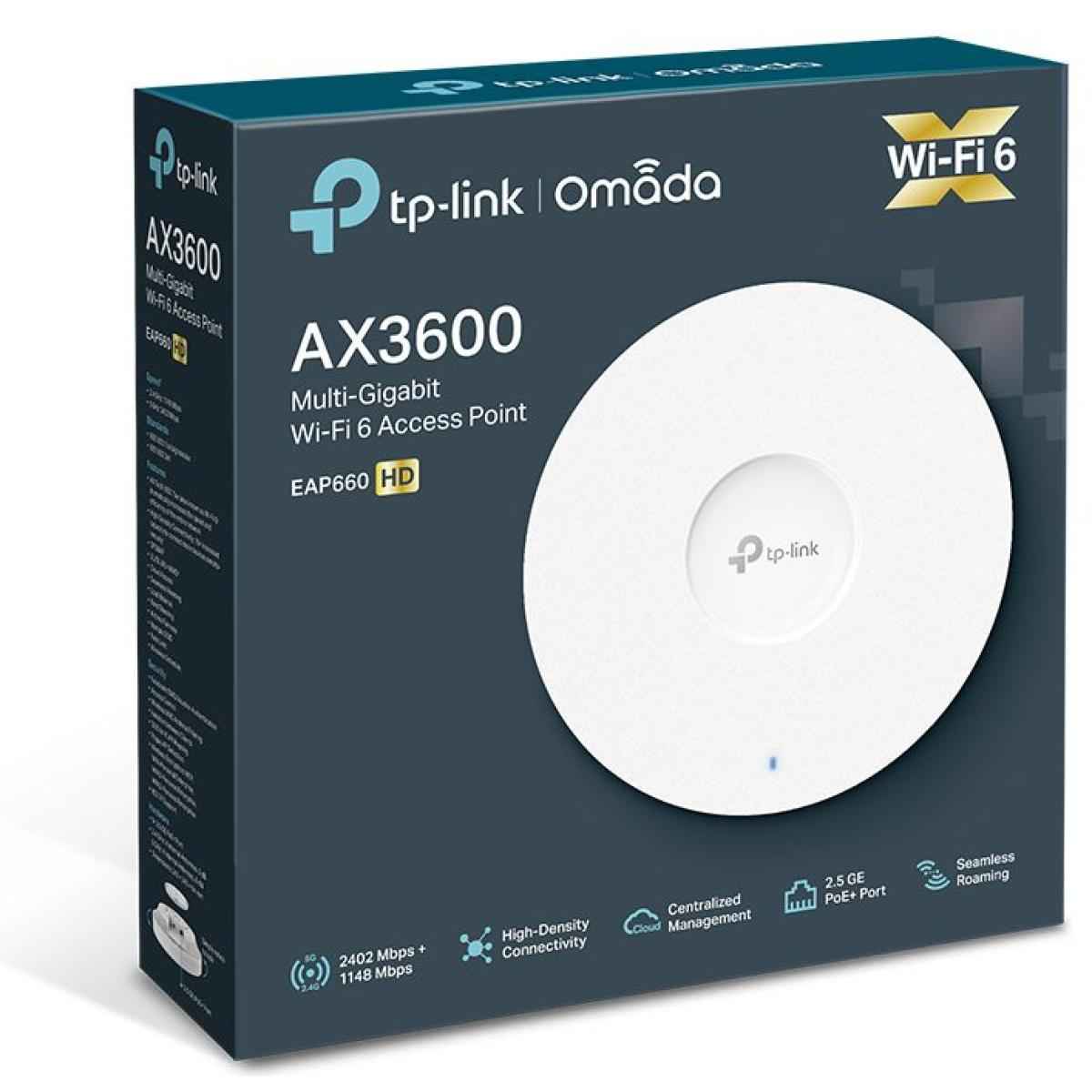 Tp Link Eap660 Hd Ax3600 Wireless Dual Band Multi Gigabit Ceiling Access Point