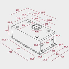 Easy Gfh 73 Built-In Cooker Hood 73cm