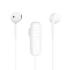 WiWU BE313 Bluetooth Wired Earphone with strong Magnetic Clamp Sports Earbuds Stereo Sound HiFi Wired Headphone with Mic Up to 11 Hours - White