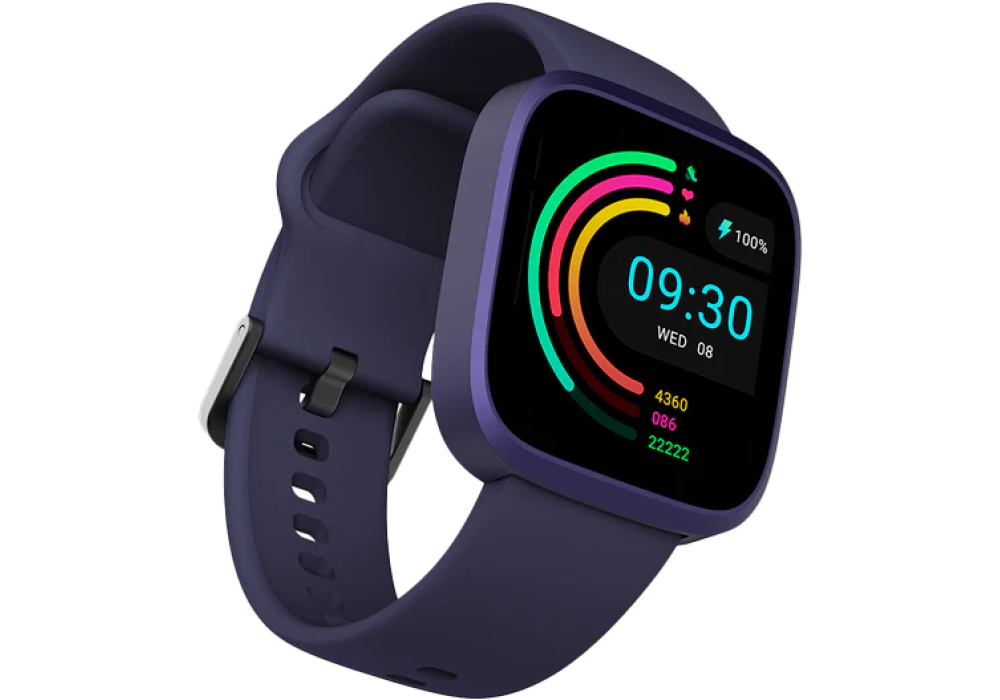 HiFuture Edge Smartwatch – 1.43” AMOLED Display – Wireless Calling – 100+ Sports Modes – 24/7 Health Monitoring – Purple