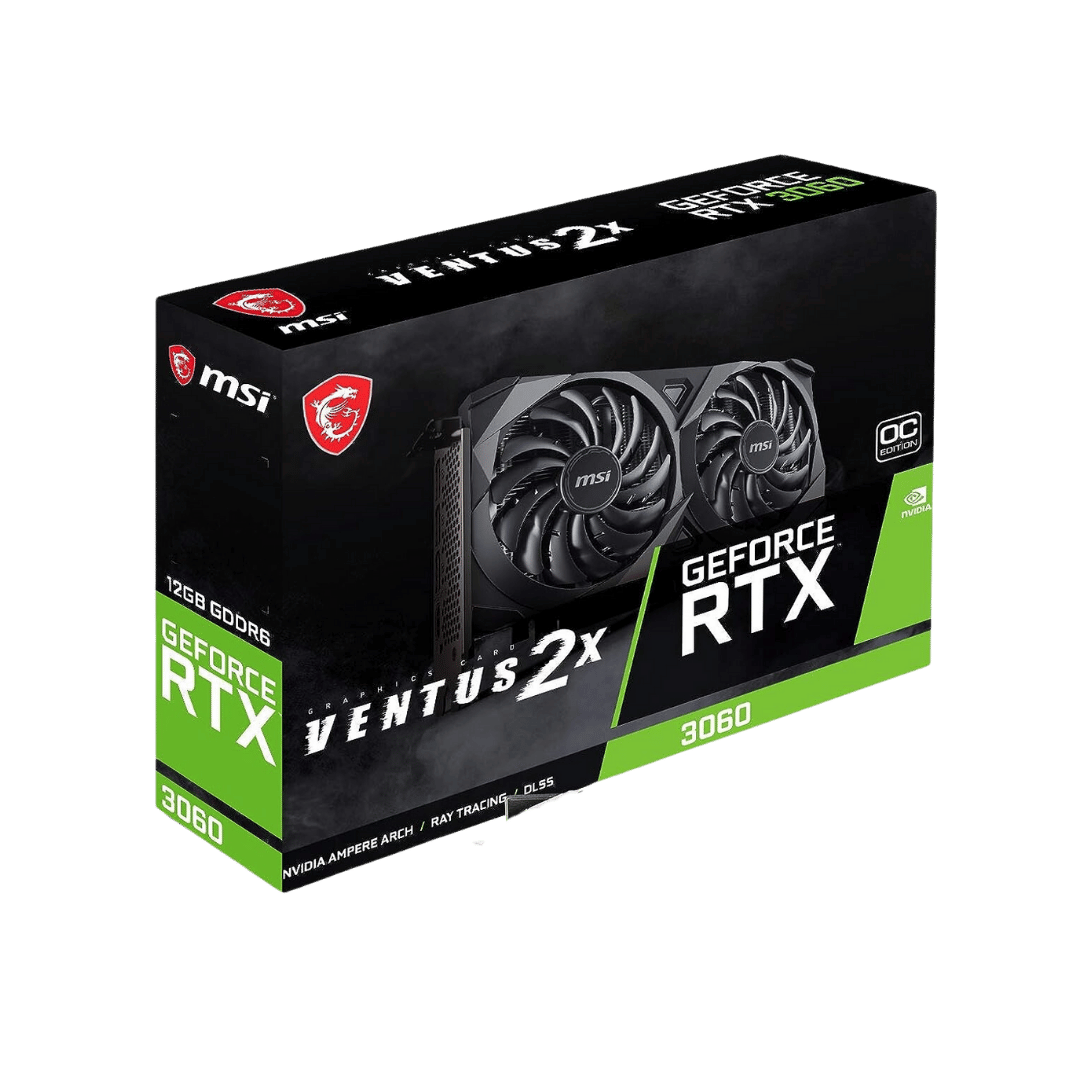 MSI Gaming GeForce RTX 3060 12GB 15 Gbps GDRR6 192-Bit HDMI/DP PCIe 4 Torx Twin Fan Ampere OC Graphics Card - CompuMe