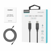 Choetech Pd3.1 240W Usb-C To Usb-C Cable 1.2M - XCC-1035