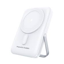 CHOETECH Power Bank 10,000 Mah, Magnetic with Stand, White - B743-cchw