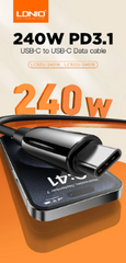 Ldnio Fast Charher Protocol, 240Watts, Black - LC922-240W