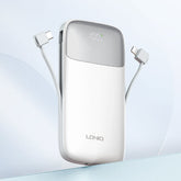 Ldnio Power bank 37Watts, 10000Mah, White - PQ19