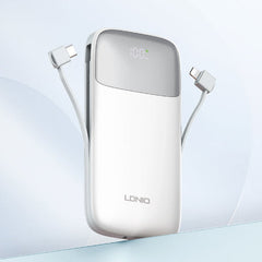 Ldnio Power bank 74Watts, 20000Mah, White - PQ20