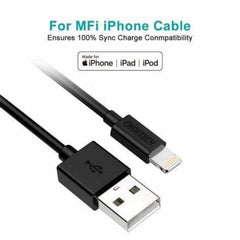 Choetech Data Cable, Usb to Lightening, 1.8M, Black - IP0027