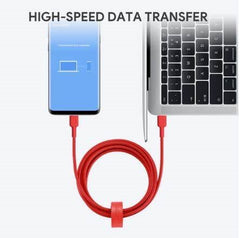 Aukey Usb C To Usb C Nylon Aramid Fiber Pd Cable - 2M Red - CB-CD19
